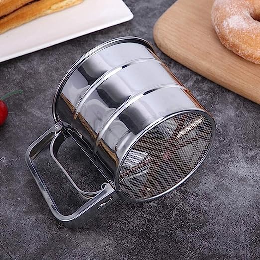 Hand Press Atta Chalni | Large Capacity | Rust-Resistant & Durable
